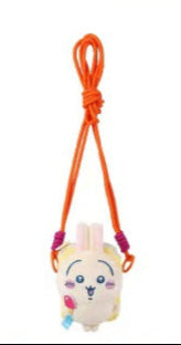 ChiiKawa X Miniso Hot Summer Series | ChiiKawa Hachiware Usagi Eating Popsicles Cute Plush Doll Phone Strap Adapter - Kawaii Items Room Decoration Doll