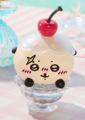 ChiiKawa X Miniso Hot Summer Series | ChiiKawa Hachiware Usagi Momonga Kurimanju Rakko In Dessert Cup Cute Plastic Doll - Kawaii Items Room Decoration Doll