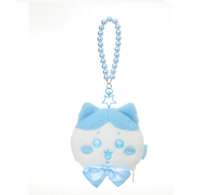ChiiKawa X Miniso White Christmas Series | ChiiKawa Hachiware Usagi Momonga Cute Icon Plush Doll Small Pouch Keychain - Kawaii Items Room Decoration doll