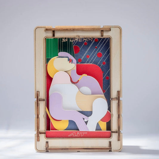 DIY Wooden Jigsaw Puzzle Multi-Purpose World Famous Paintings | Picasso Dream - Art Frame Home Decoration Gift