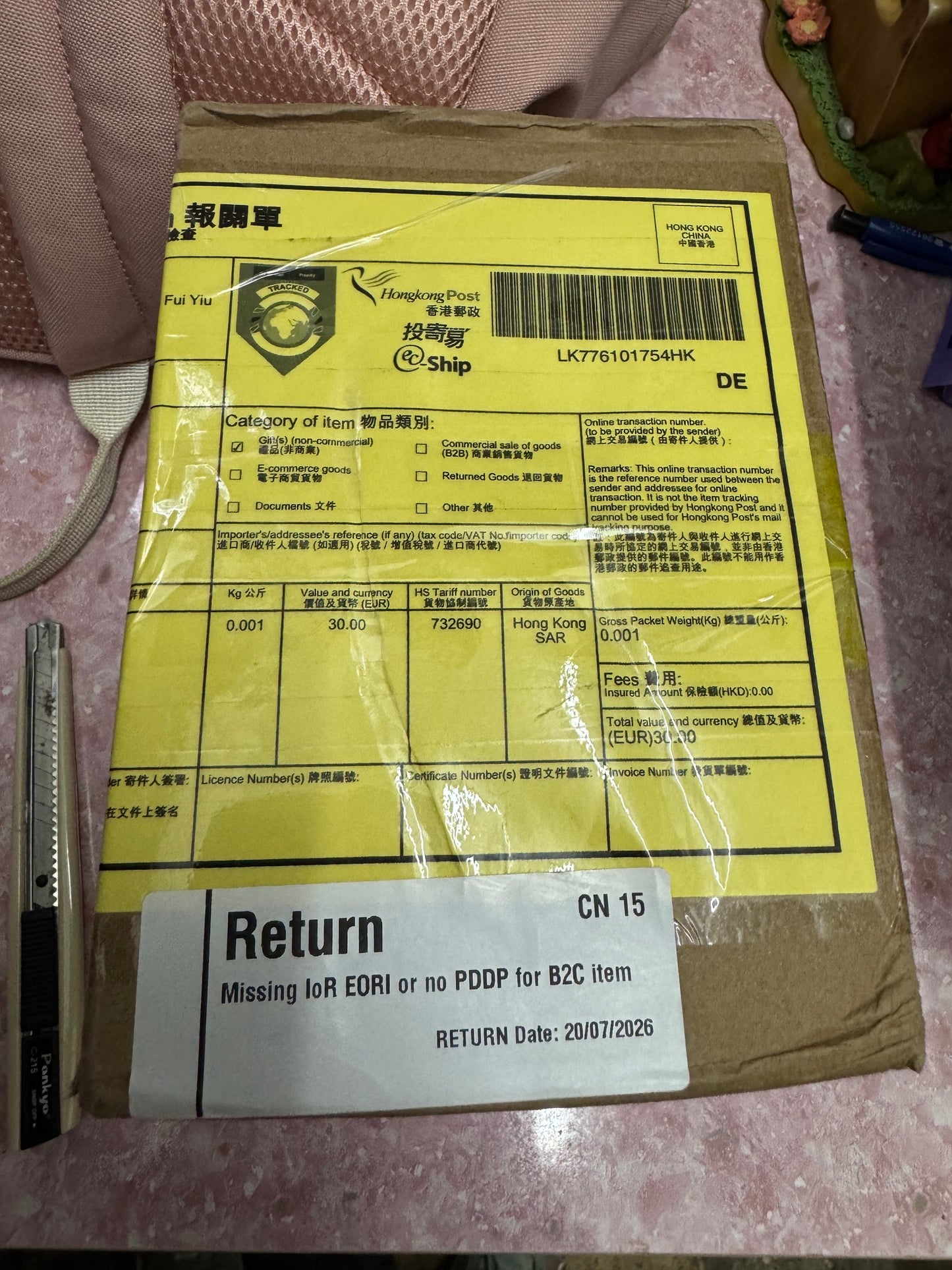 for #3164 order Shipping fee