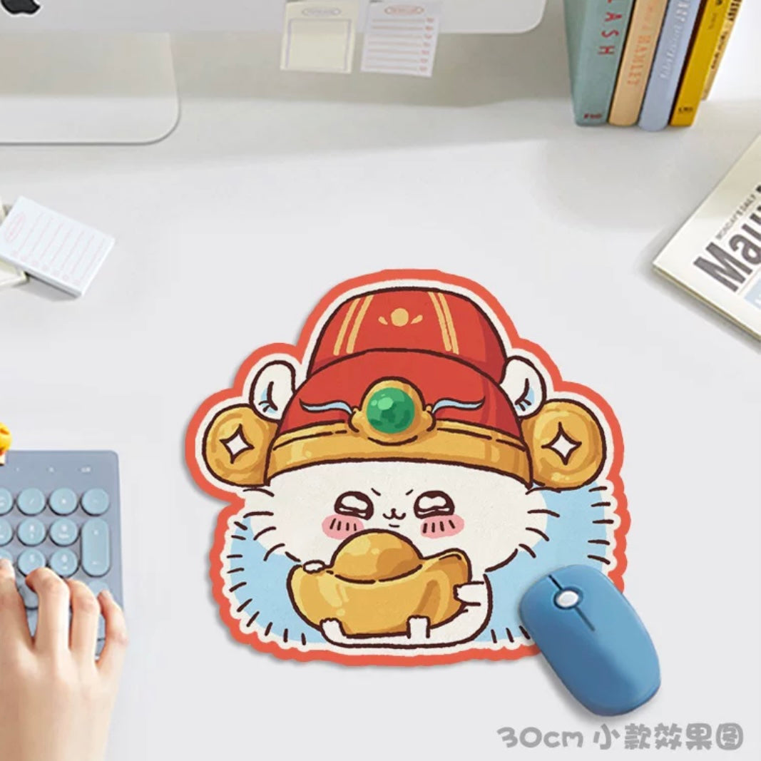 Japanese Cartoon Chiikawa Mouse Pad | Chiikawa Momonga Shisa Crab - 3 Size can Custom Made KawaiiGiftLand