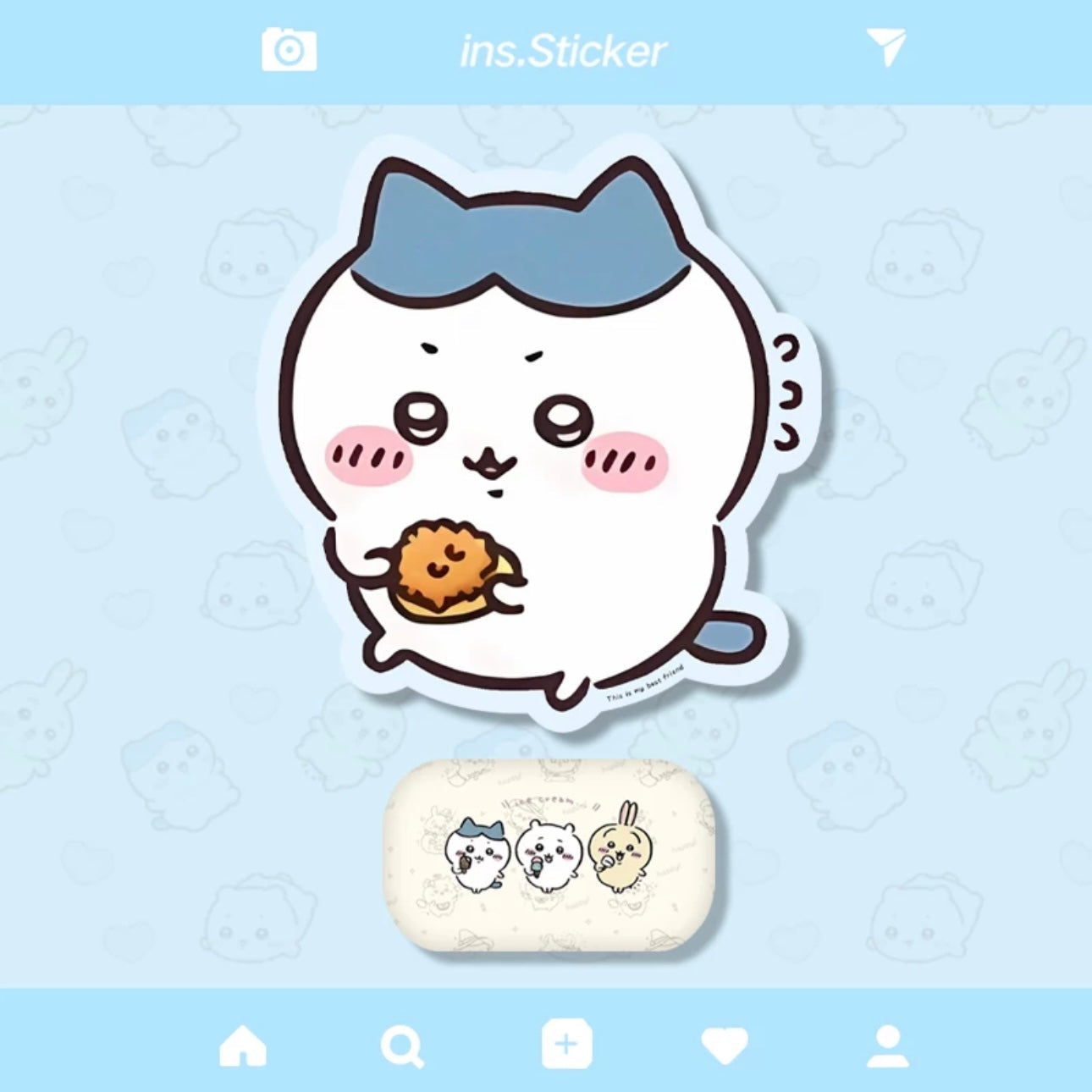 Japanese Cartoon Chiikawa Mouse Pad | ChiiKawa Hachiware Tea Time - Can with Hand Pillow Rest KawaiiGiftLand