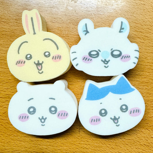 Japanese Cartoon ChiiKawa Facial Sponge | Chiikawa Hachiware Usagi Momonga - Makeup