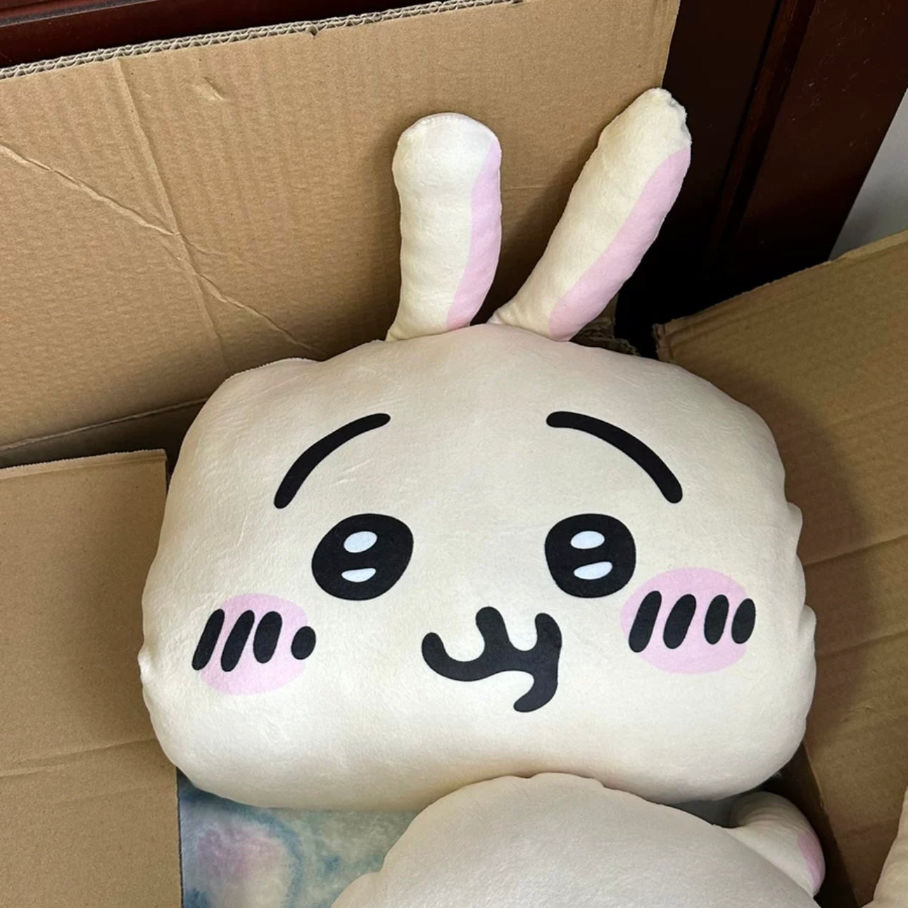 Japanese Cartoon ChiiKawa Warm Hand Emoji Cushion | ChiiKawa Hachiware Usagi - Pillow Kawaii Room Decoration Autumn Winter KawaiiGiftLand