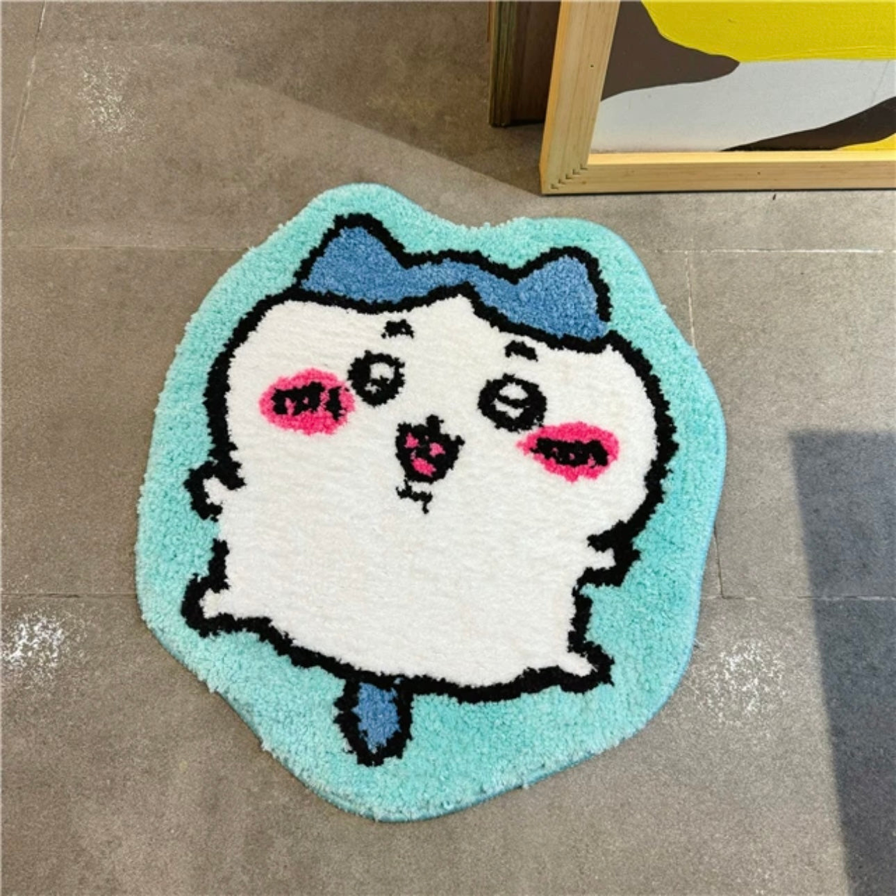 Japanese Cartoon ChiiKawa Soft Floor Mat | ChiiKawa Hachiware - Kawaii Room Decoration items Cute Things KawaiiGiftLand