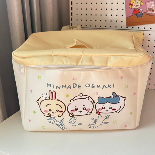 Japanese Cartoon ChiiKawa Colourful Cloth Fabric Storage Fold | ChiiKawa Hachiware Usagi - Kawaii Room Decoration items Cute Things