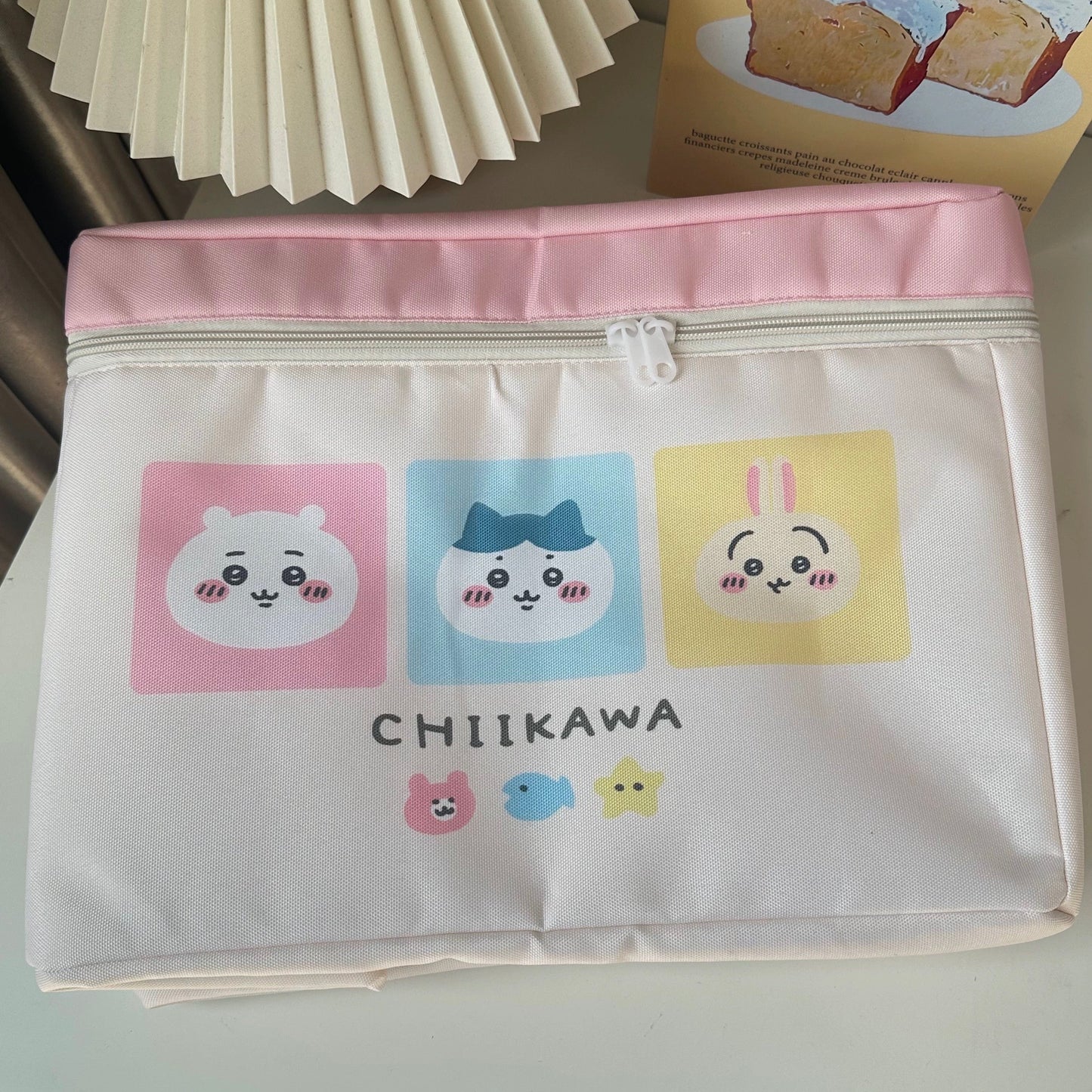 Japanese Cartoon ChiiKawa Colourful Cloth Fabric Storage Fold | ChiiKawa Hachiware Usagi - Kawaii Room Decoration items Cute Things Foldable KawaiiGiftLand