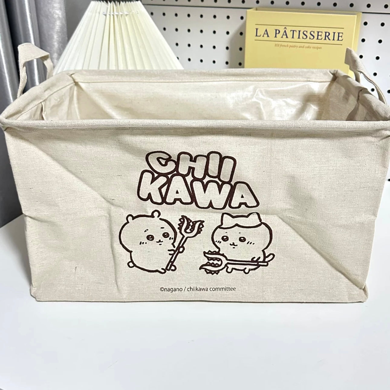 Japanese Cartoon ChiiKawa Cloth Fabric Storage Fold Basket | ChiiKawa Hachiware - Kawaii Room Decoration items Cute Things KawaiiGiftLand