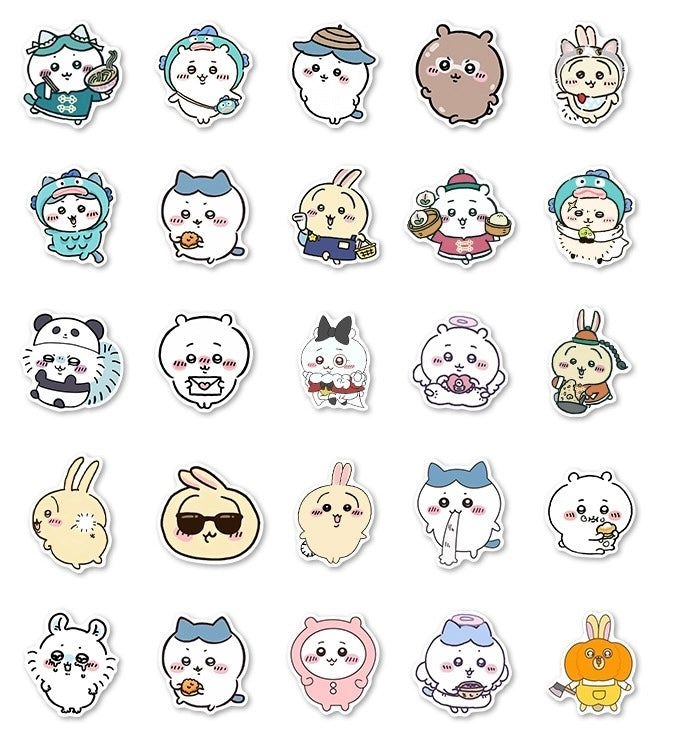 Japanese Cartoon ChiiKawa | Funny Daily Stickers Set - 200 Pieces Phone iPad Schedule Notebook KawaiiGiftLand