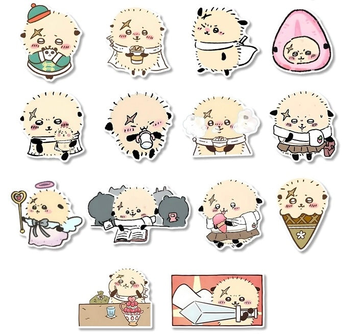 Japanese Cartoon ChiiKawa | Rakko Sticker Set - 46 Pieces Phone iPad Schedule Notebook KawaiiGiftLand
