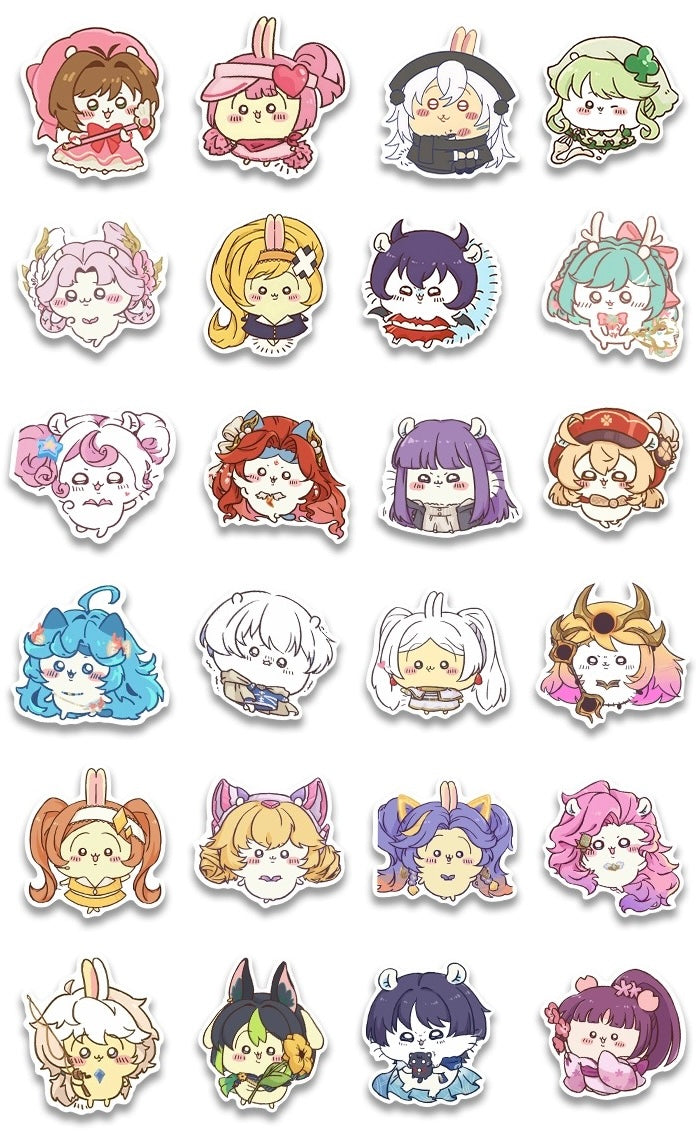 Japanese Cartoon ChiiKawa | Anime Characters Sticker Set - 63 Pieces Phone iPad Schedule Notebook KawaiiGiftLand