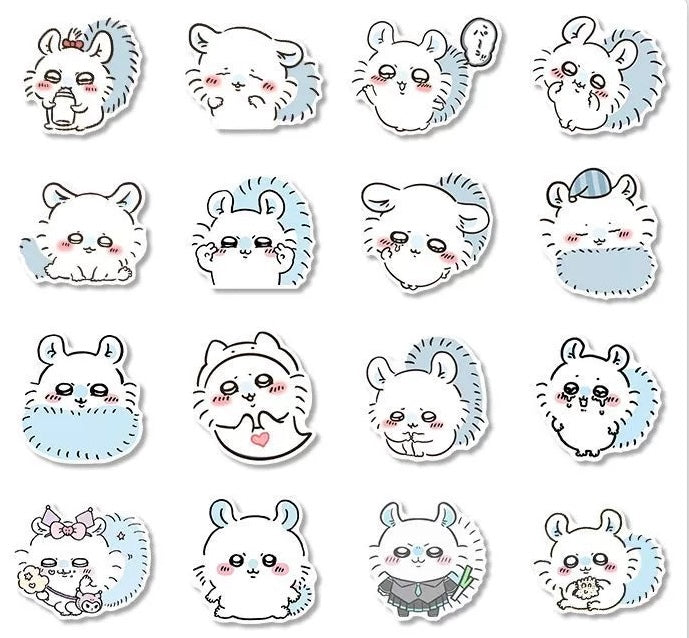 Japanese Cartoon ChiiKawa | Momonga Sticker Set - 54 Pieces Phone iPad Schedule Notebook KawaiiGiftLand