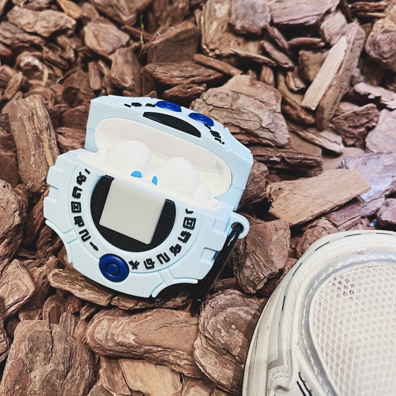Japanese Cartoon Digimon Digital Monsters with GID Case | Digimon Divine Plan Digivice - AirPods AirPodsPro AirPods3 AirPods4 Case KawaiiGiftLand