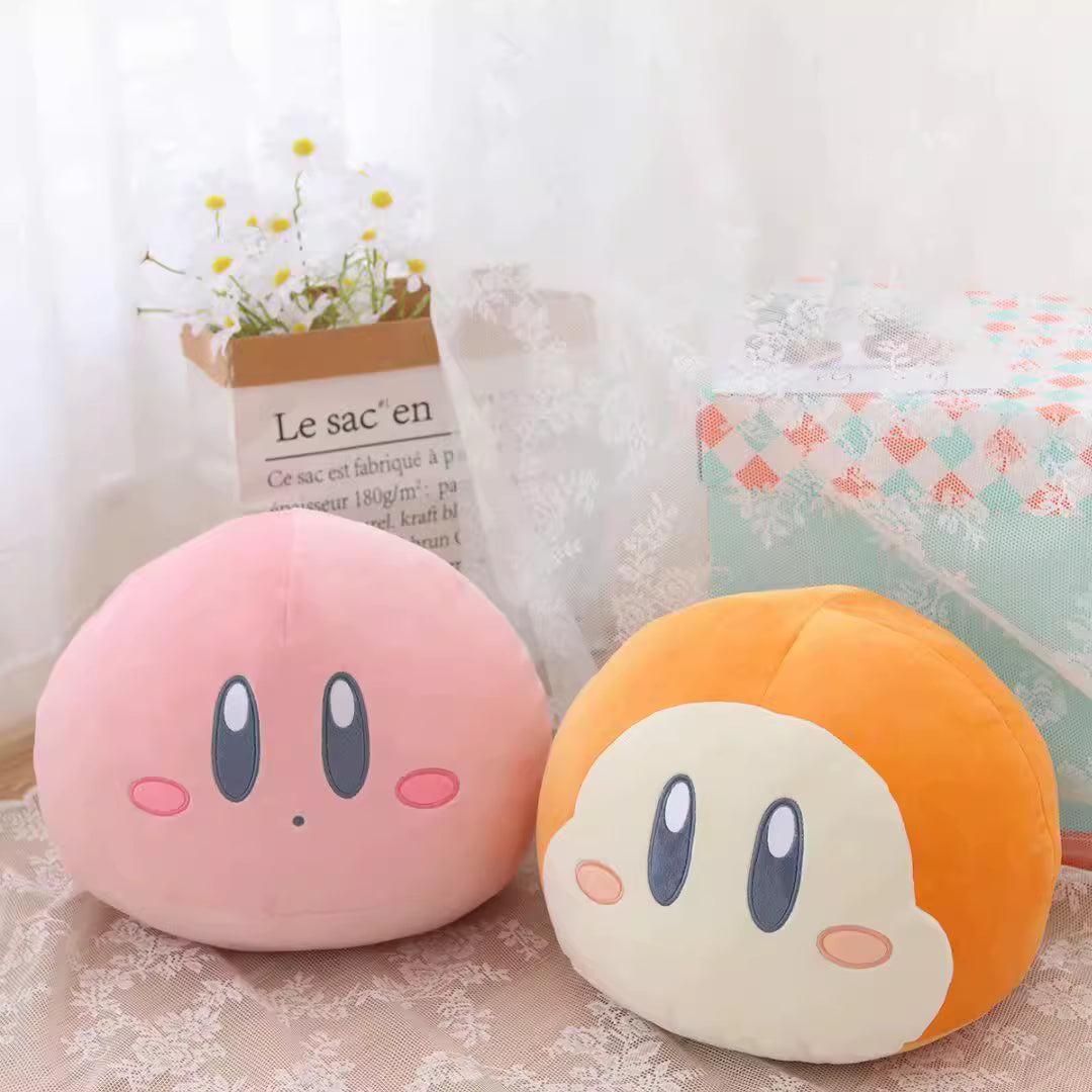 Japanese Cartoon Kirby | Kirby and Waddle Dee Plush Doll Cushion and Keychain - Kawaii items Room Decoration doll