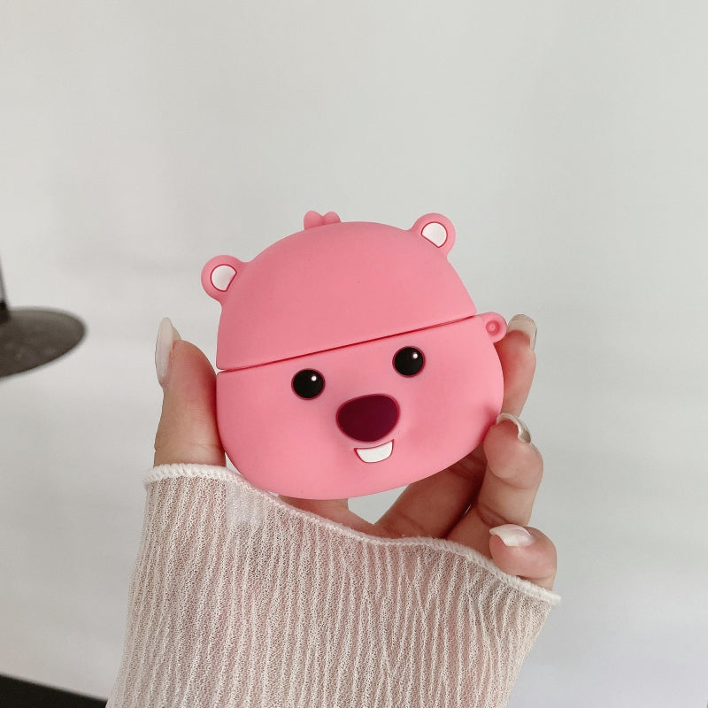 Korea Cartoon Cute Loopy | Smiling Loopy - AirPods AirPodsPro AirPods3 Case KawaiiGiftLand