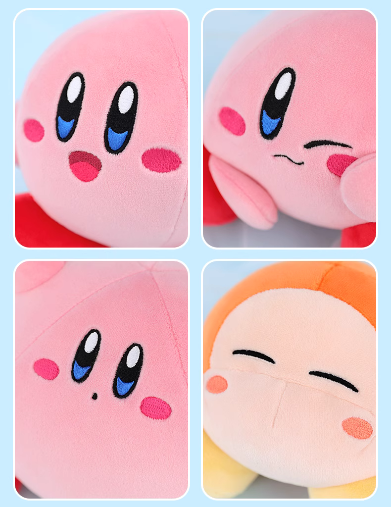 Kirby X Cute Studio | Kirby and Waddle Dee Super Soft Furry Series Plush Doll - Starkabi Poyo Kawaii items Room Decoration doll KawaiiGiftLand