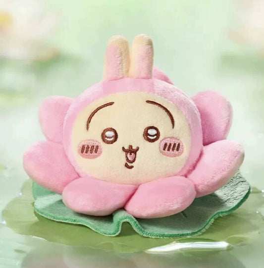ChiiKawa X Hangzhou Limited Series | ChiiKawa Hachiware Usagi Momonga in Lotus Cute Plush Doll - Kawaii items Room Decoration Doll
