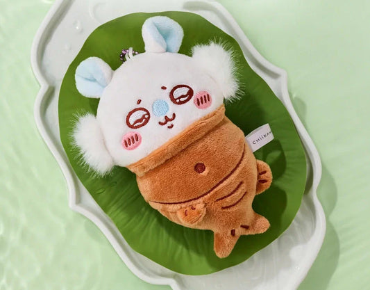 ChiiKawa X Hangzhou Limited Series | ChiiKawa Hachiware Usagi Momonga in Food Costumes Cute Plush Doll Keychain - Kawaii items Room Decoration Doll