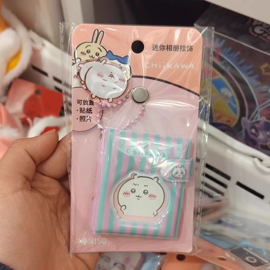ChiiKawa X Miniso | ChiiKawa Hachiware Usagi Small Photo Album Keychain - Kawaii Items KawaiiGiftLand
