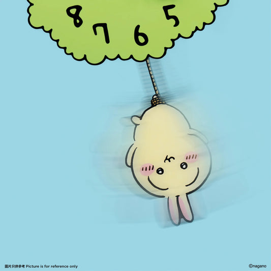ChiiKawa Yum Cha Limited Series | Usagi Hanging Upside Down Cute Plastic Clock - Kawaii items Room Decoration