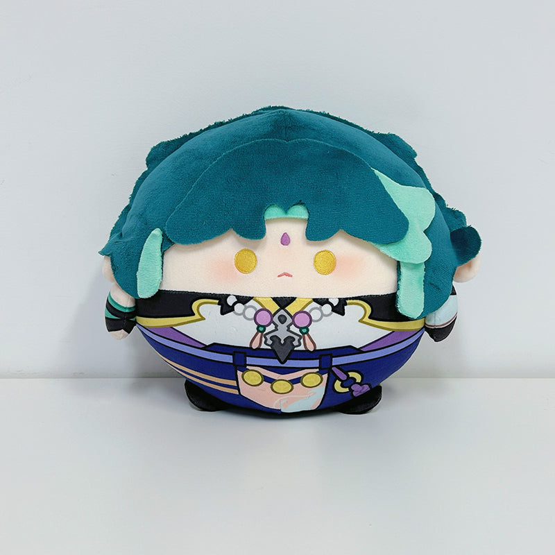 Game Character Genshin Ball Plush Doll | Zhongli Tartaglia Xiao Kinich Venti Furina de Fontaine Cute Kawaii 12cm Doll - Cute Kawaii Item