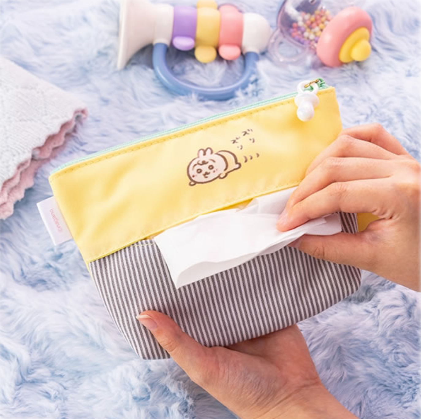 Japan ChiiKawa Baby Series | ChiiKawa Hachiware Usagi Cute Baby Cosmetic Bag - Kawaii items Room Decoration