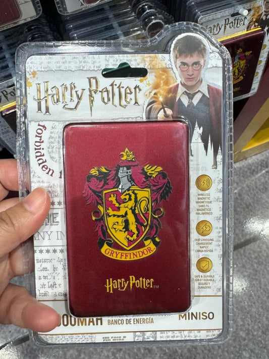 Harry Magical School Wizard Witch X Miniso | Magical School Four Houses Power Bank Red Yellow Green Blue - Kawaii items KawaiiGiftLand