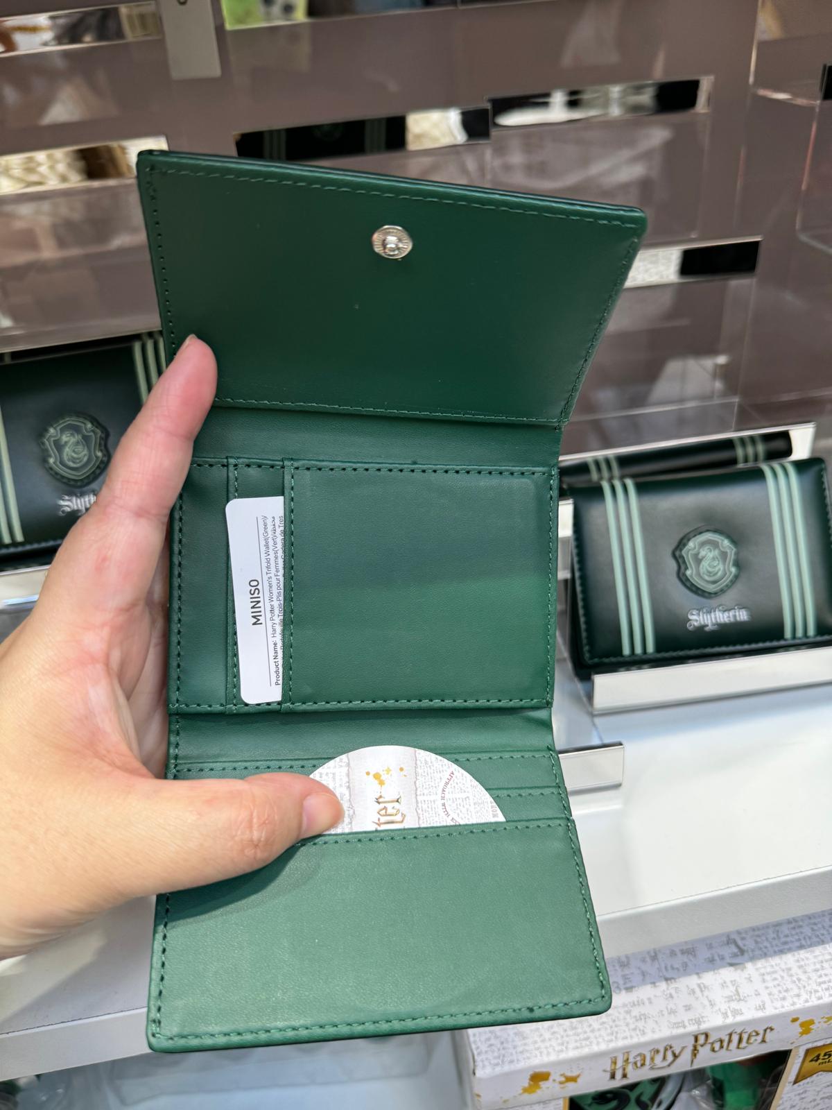 Harry Magical School Wizard Witch X Miniso | Magical School Four Houses Small Wallet Red Blue Green Yellow - Kawaii items KawaiiGiftLand