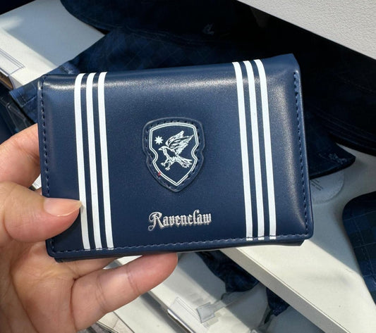 Harry Magical School Wizard Witch X Miniso | Magical School Four Houses Small Wallet Red Blue Green Yellow - Kawaii items KawaiiGiftLand