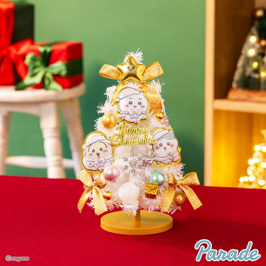 Japan ChiiKawa Christmas Series | ChiiKawa Hachiware Usagi Mini Christmas Tree with Cute Doll Decoration Item - Kawaii items Room Decoration