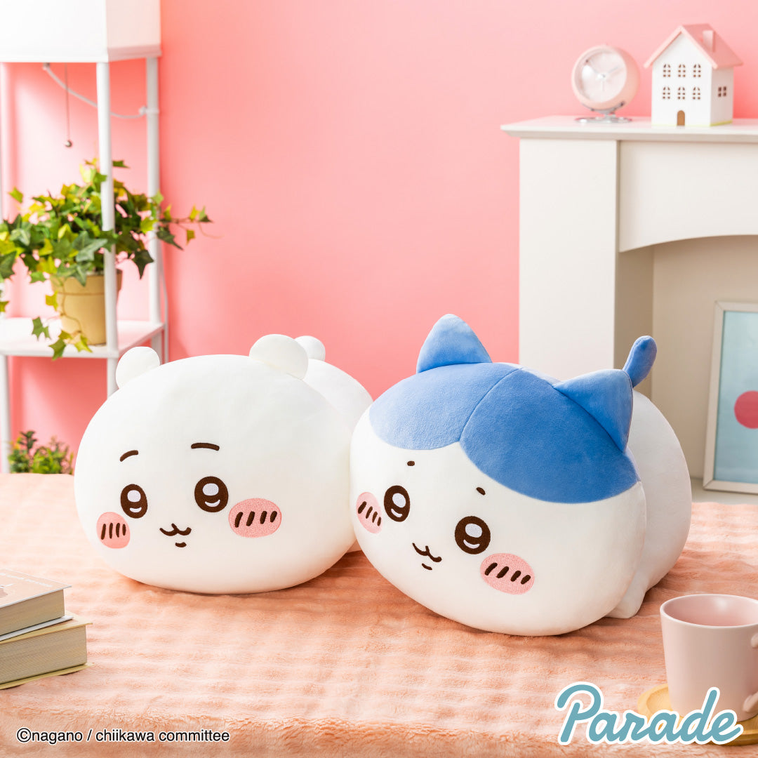 Japan ChiiKawa Cute Lay Down Series | ChiiKawa Hachiware Usagi Momonga Big 40cm Plush Lay Down Doll Kawaii items Room Decoration doll KawaiiGiftLand