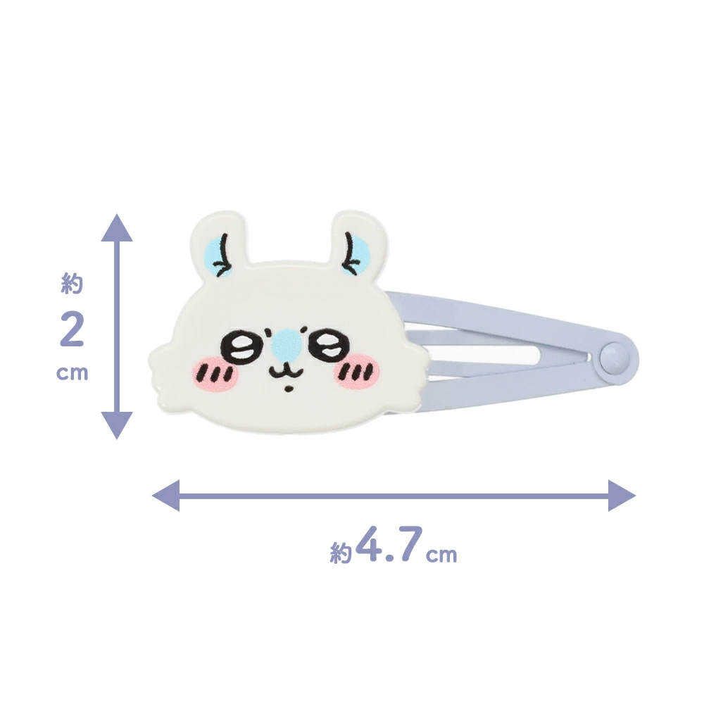 Japan ChiiKawa | ChiiKawa Hachiware Usagi Momonga Cute Icon Hair Clip Kawaii items Cute Hair Accessories KawaiiGiftLand