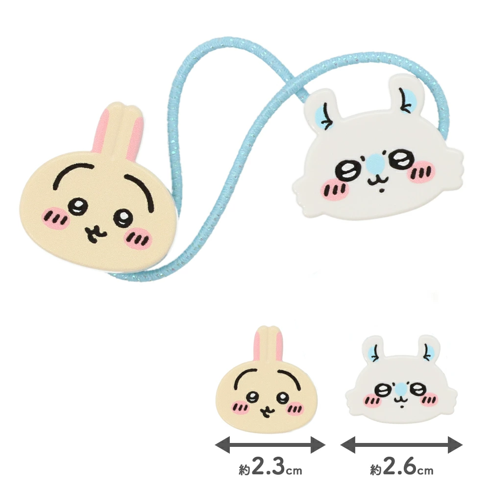 Japan ChiiKawa | ChiiKawa Hachiware Usagi Momonga Cute Icon Ponytail Holders Scrunchies Kawaii items Cute Hair Accessories KawaiiGiftLand