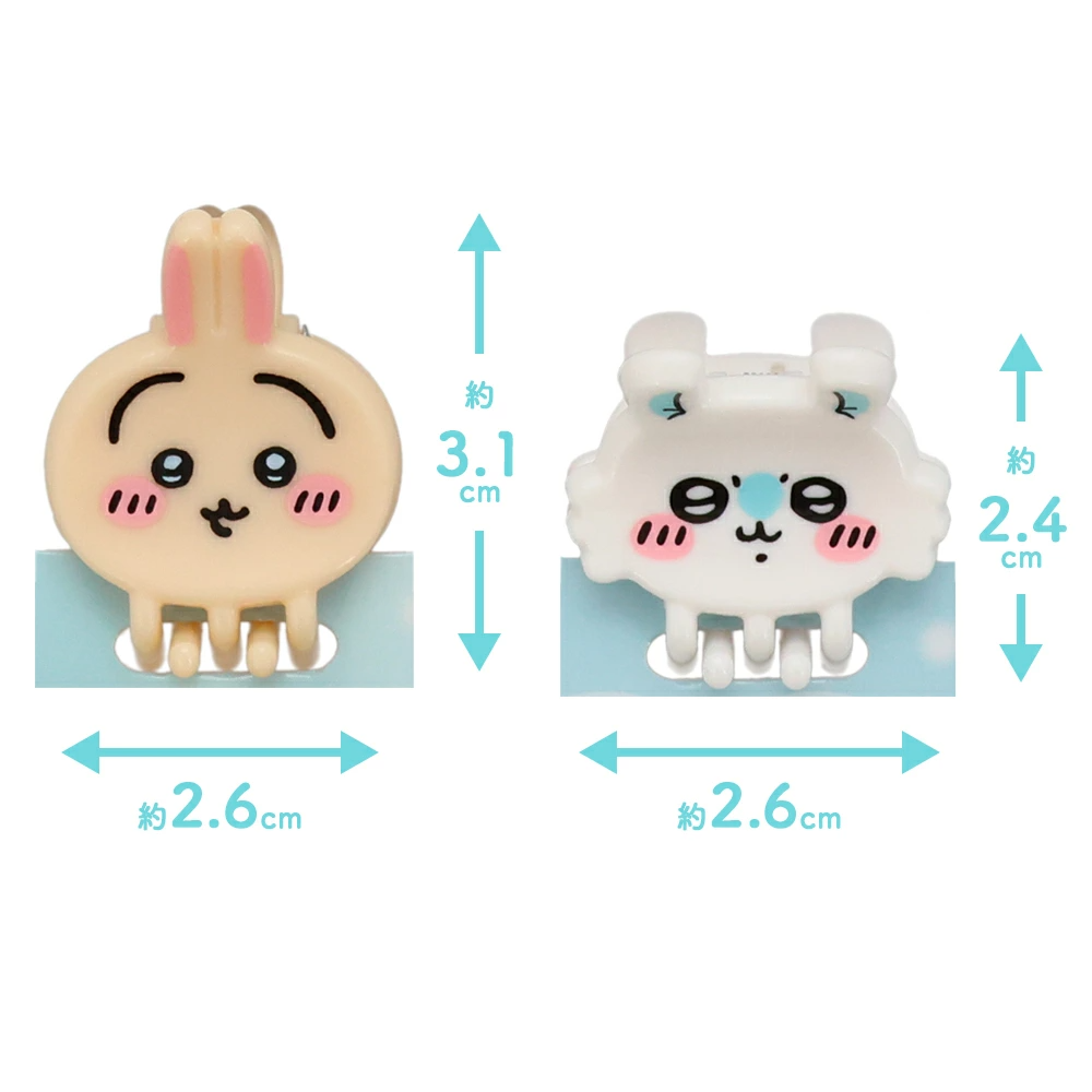 Japan ChiiKawa | ChiiKawa Hachiware Usagi Momonga Cute Small Icon Hair Clip Kawaii items Cute Hair Accessories KawaiiGiftLand