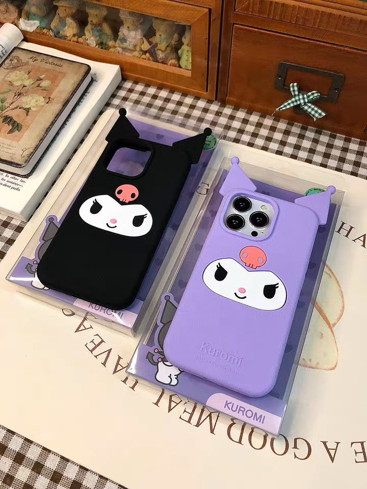 Sanrio My Melody Kuromi Silicone iPhone Case iPhone 12 13 14 15 16 Pro Promax KawaiiGiftLand