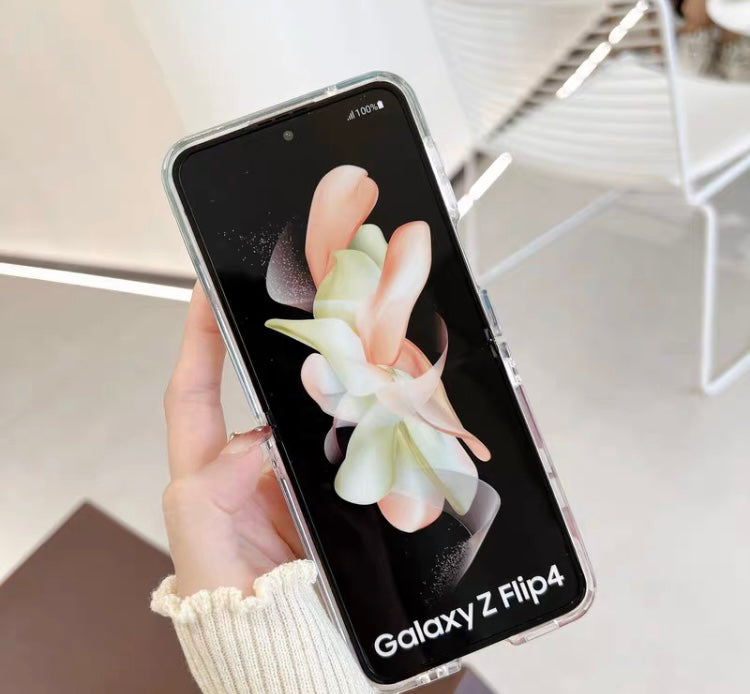 Japanese Cartoon Samsung Galaxy Z Flip 3 4 W23 Filp Sailor Girl Moon Mercury Phone Case KawaiiGiftLand