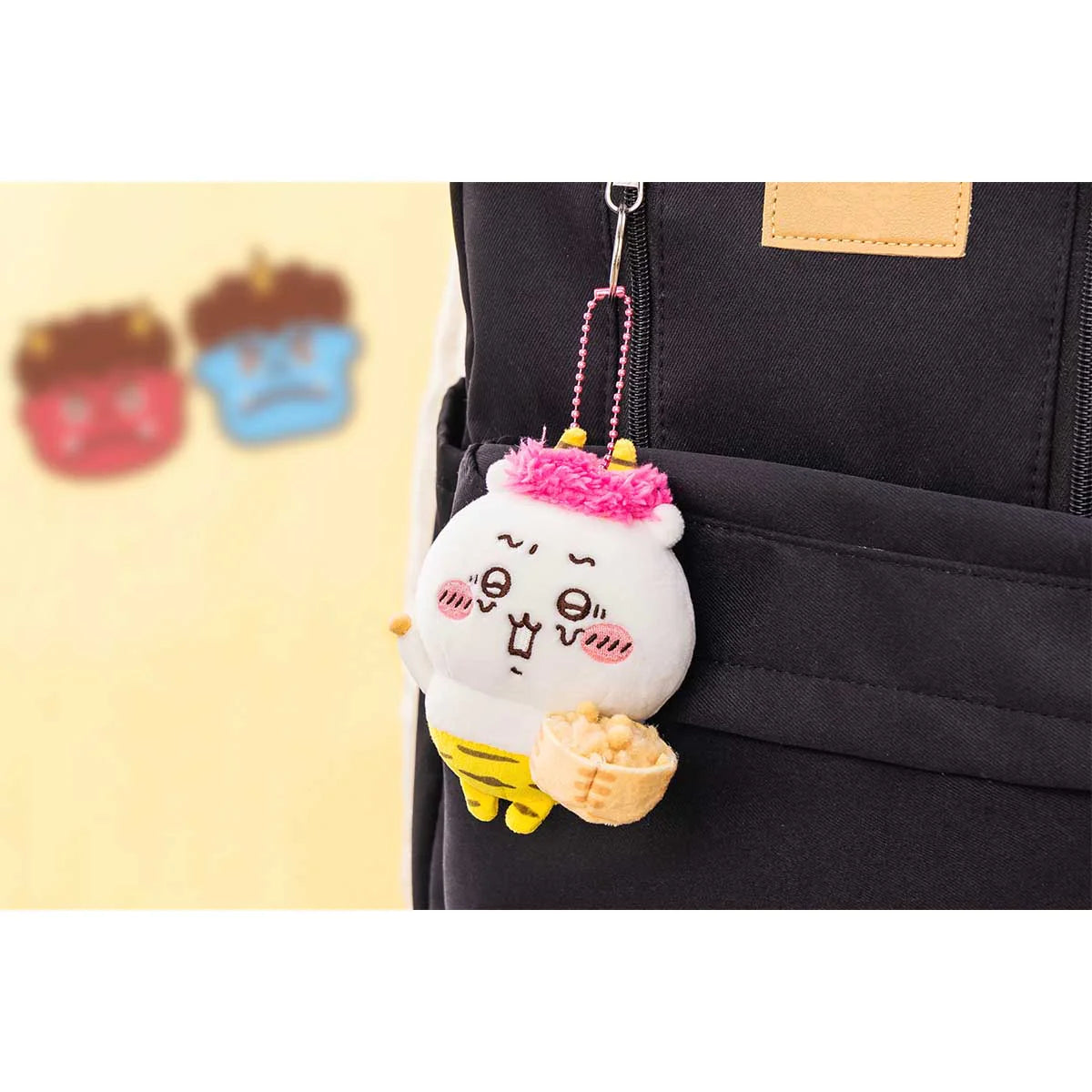 Japan ChiiKawa Mamemaki Spring series | ChiiKawa Hachiware Usagi Mamemaki Plush Doll Keychain - Kawaii items Room Decoration doll KawaiiGiftLand