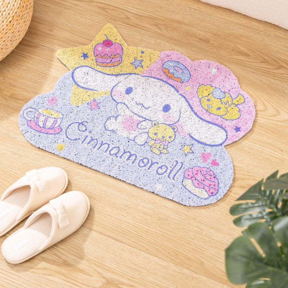 Sanrio 40 X 60cm Bathroom Floor Mat | Space Little Twin Stars Flower My Melody Sweets Cinnamoroll - Kawaii items Cute Things KawaiiGiftLand