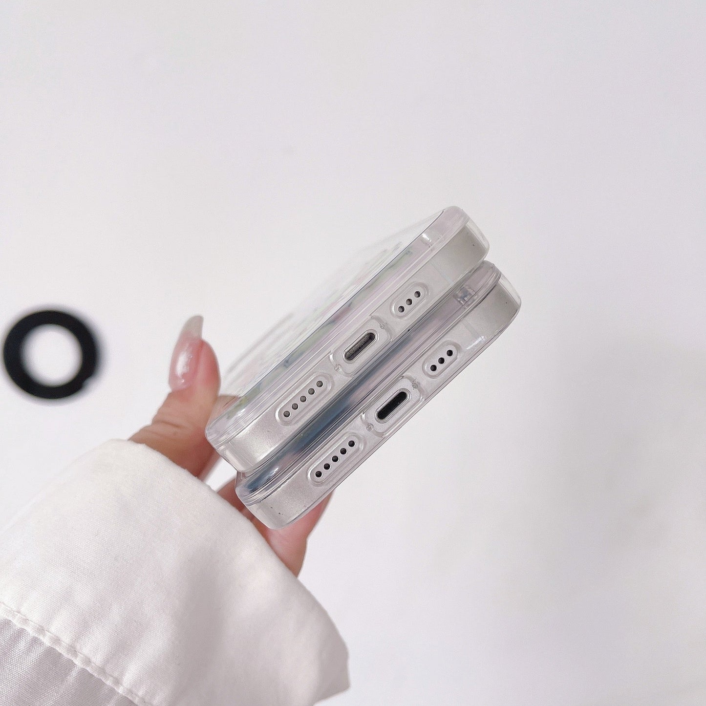 Japanese Cartoon Keroppi KP QuickSand iPhone Case 15 14 13 12 11 XS XR Pro Max Plus KawaiiGiftLand