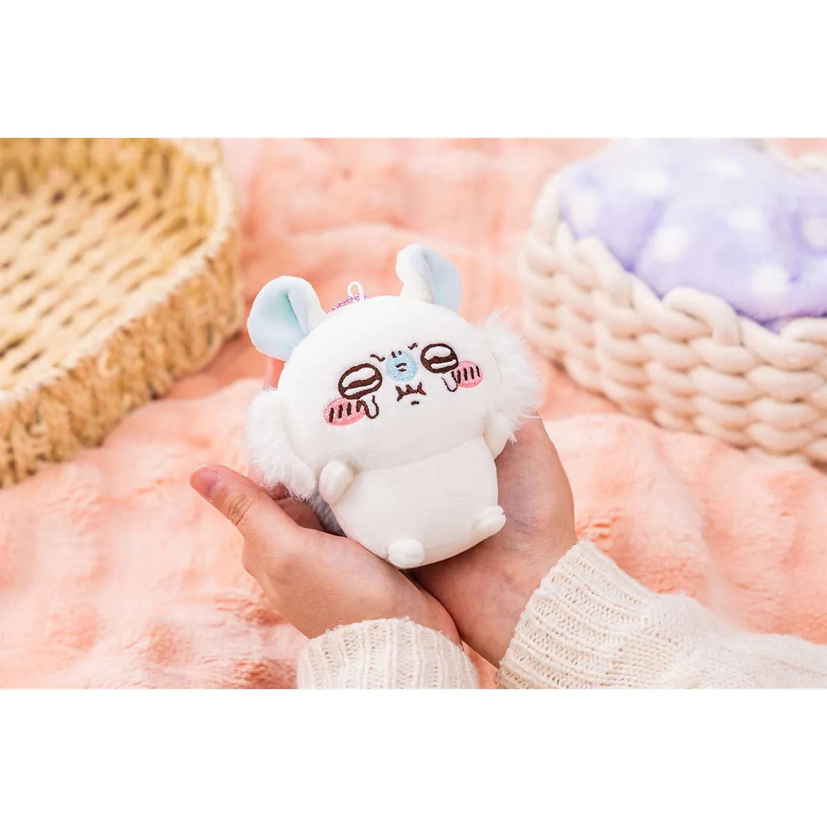 Japan ChiiKawa Crying series | ChiiKawa Hachiware Usagi Momonga Kurimanju Crying Plush Doll Keychain Kawaii items Room Decoration doll KawaiiGiftLand