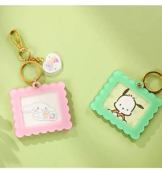 Sanrio Romantic Flower DIY Your Way Keychain Set | My Melody Kuromi Cinnamoroll Pochacco