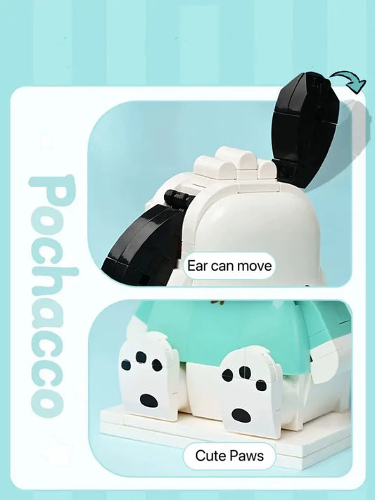 Sanrio Pochacco Building Blocks Toy Collections