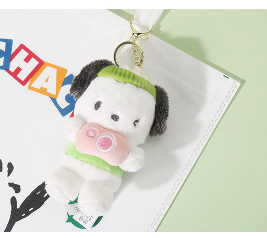 Sanrio Pochacco Camera Party Sailor Mini Plush Doll Keychain - Girlfriend Children Gift KawaiiGiftLand