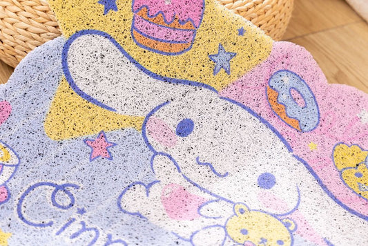 Sanrio 40 X 60cm Bathroom Floor Mat | Space Little Twin Stars Flower My Melody Sweets Cinnamoroll - Kawaii items Cute Things KawaiiGiftLand