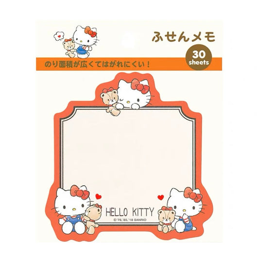 Sanrio Japan Mini Memo Pad Part 2 | Hello Kitty My Melody Kuromi Little Twin Stars Cinnamoroll Pompompurin Pochacco Keroppi Gudetama - 30Sheets KawaiiGiftLand