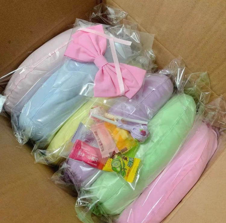 Handmade Set of 6 Pastel Balloons with Ribbon Kawaii Lovely Cute Style - for Children Girlish Lolita Room Decoration KawaiiGiftLand