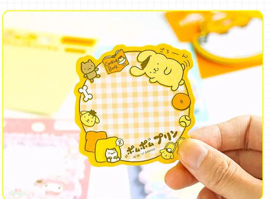 Sanrio Japan Mini Memo Pad | My Melody Little Twin Stars Cinnamoroll Pompompurin Gudetama - 30Sheets