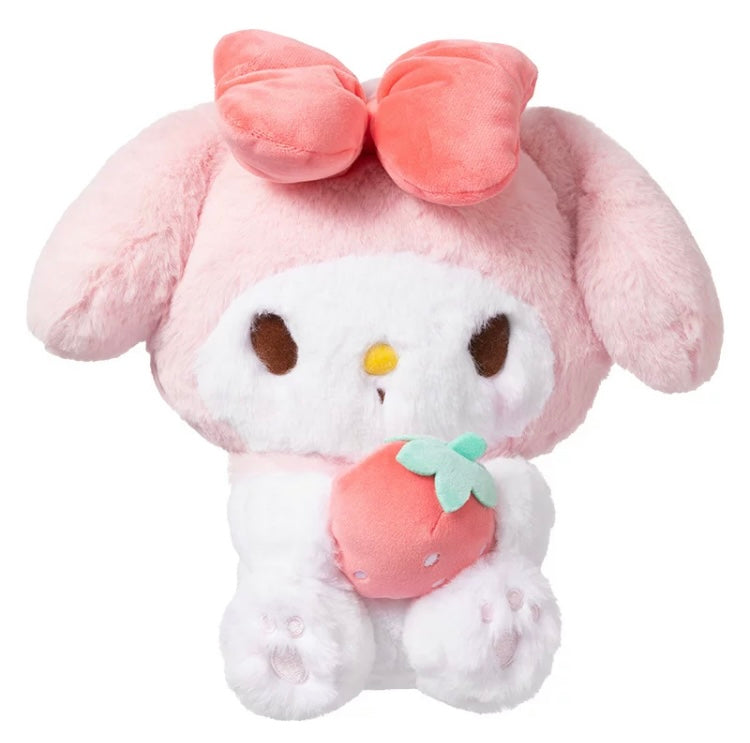 Sanrio Strawberry Plush Doll | My Melody Kuromi Cinnamoroll - 29cm tall Children Girlfriend Gift KawaiiGiftLand