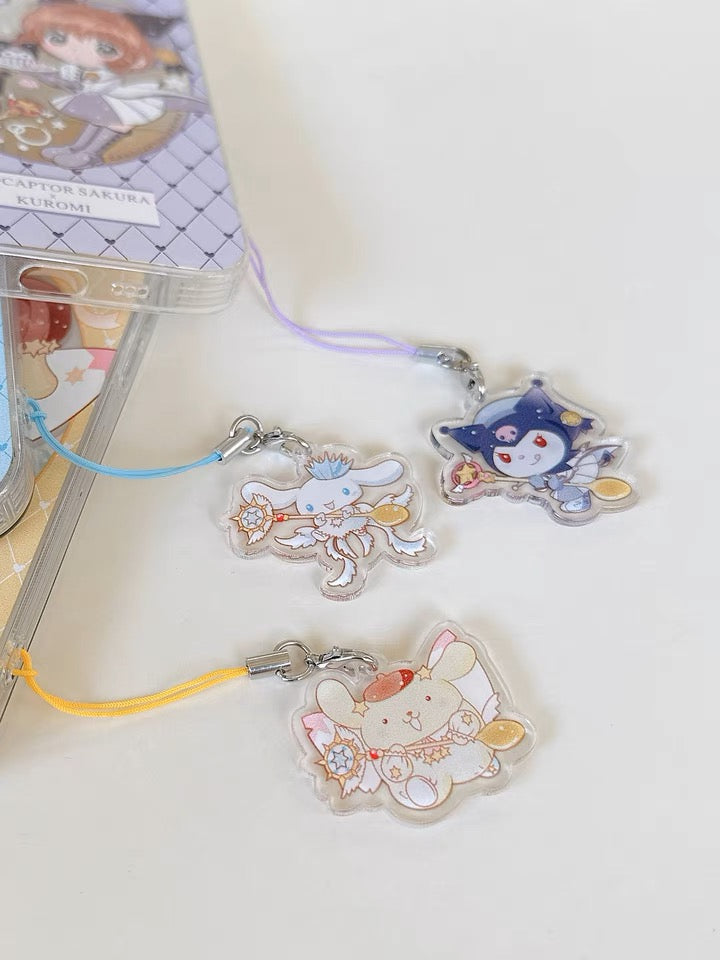 Japanese Cartoon CardCaptorSakura Cafe Maid Laser Version with KU CN PN iPhone Case 6 7 8 PLUS SE2 XS XR X 11 12 13 14 15 16 Pro Promax 12mini 13mini KawaiiGiftLand